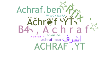 Nickname - Achraf