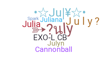 Nickname - July