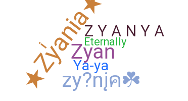 Nickname - Zyanya