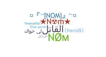 Nickname - nom