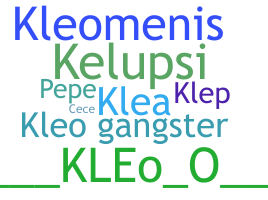 Nickname - kleo
