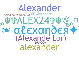 Nickname - Alexander24