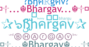 Nickname - Bhargav