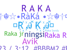 Nickname - Raka