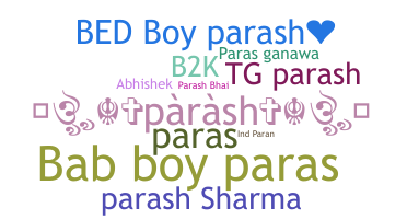 Nickname - Parash