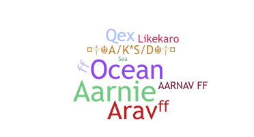 Nickname - Aarnav