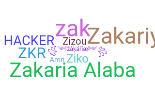 Nickname - Zakaria