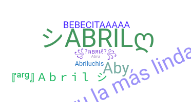 Nickname - Abril