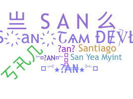 Nickname - San