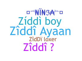 Nickname - zdd