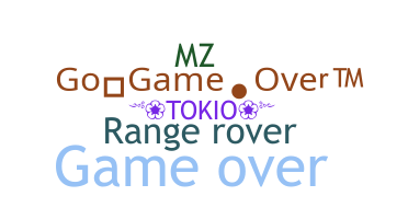 Nickname - GOGAMEOVER