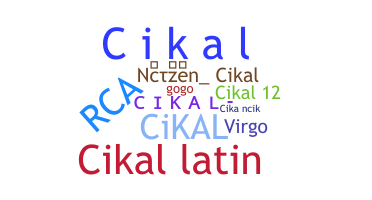 Nickname - cikal