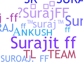 Nickname - SurajFF
