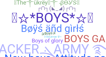 Nickname - boys