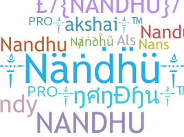 Nickname - Nandhu