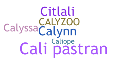 Nickname - Caly