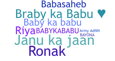 Nickname - Babykababu