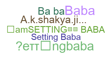 Nickname - Settingbaba