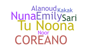 Nickname - Noona