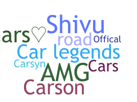 Nickname - CARS