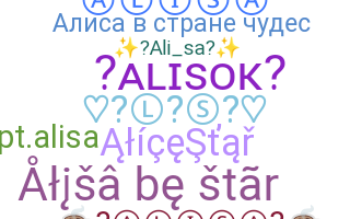 Nickname - Alisa