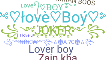 Nickname - loveboy