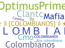 Nickname - colombianos