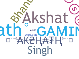 Nickname - akshath