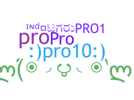 Nickname - Pro1