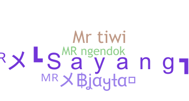 Nickname - Mrsayang
