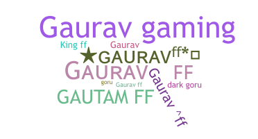 Nickname - gauravff