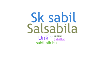 Nickname - Sabil
