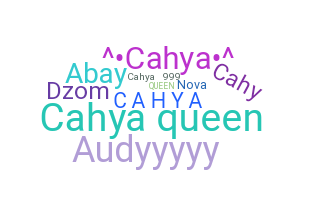 Nickname - Cahya