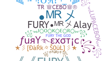 Nickname - Fury