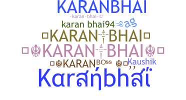Nickname - Karanbhai