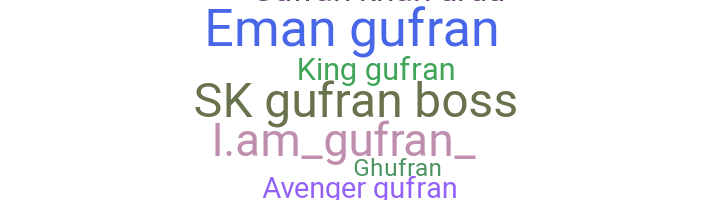 Nickname - Gufran