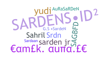 Nickname - Sarden
