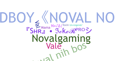 Nickname - Noval