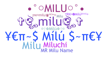 Nickname - milu