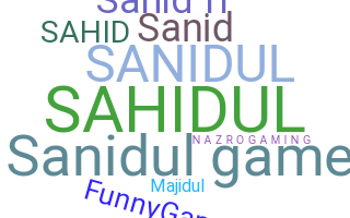 Nickname - Sanidul