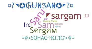 Nickname - Sargam