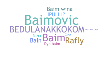 Nickname - BaiM