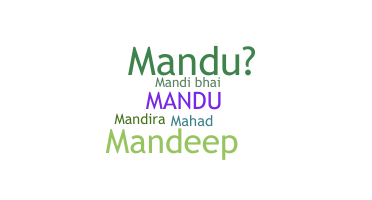 Nickname - Mandu