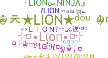 Nickname - lion
