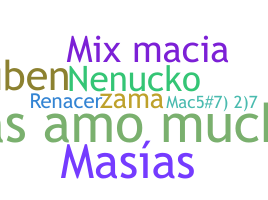 Nickname - Macias