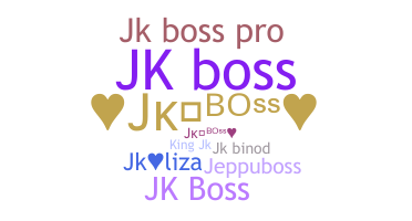 Nickname - JkBoss