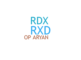 Nickname - RDxAryan
