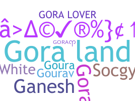 Nickname - GORA