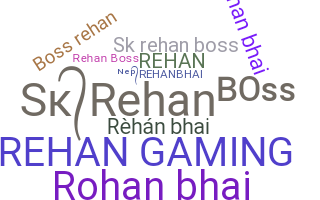 Nickname - Rehanbhai