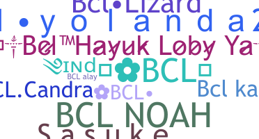 Nickname - BCL
